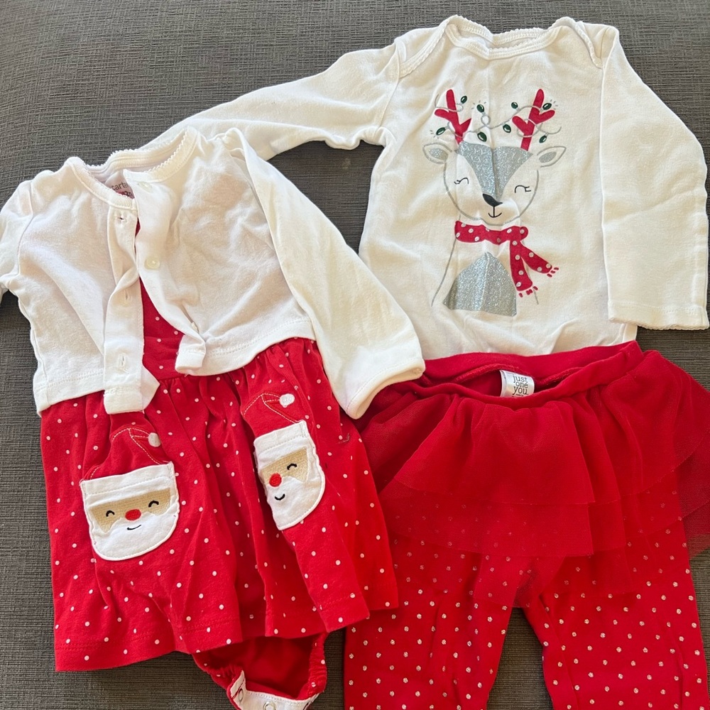 Carter's Red and White Kids Matching Set